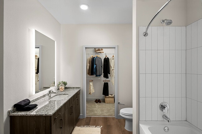 Large Bathroom with Ample Counter Space