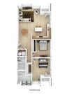 2 bedroom 2 bath