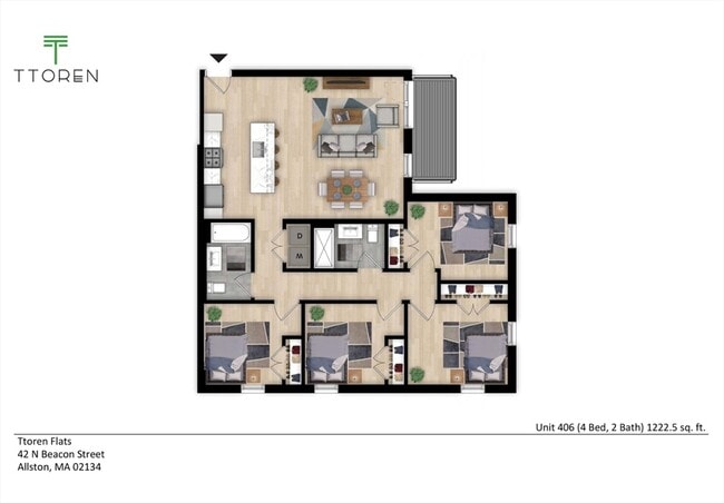 Building Photo - 42 N Beacon St Unit 406