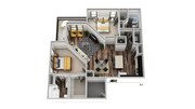 B3_2Bed_2Bath_1279Sq Ft