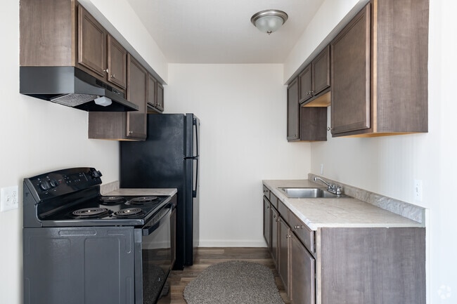 1 habitación, 1 baño - 700 pies cuadrados - Cocina - Chateau Manor