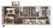 3BR/2BA