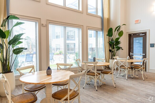 Dining area in clubroom