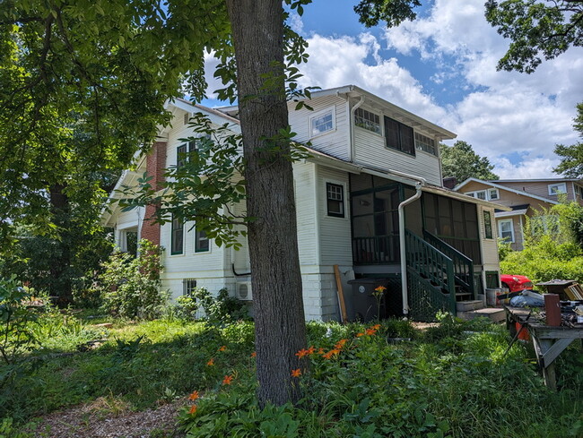 Back of house showing sleeping porch - 4216 Queensbury Rd House