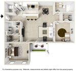 The Wellington | 2-Bedroom