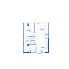 A6 floor plan Watermark at Buzzard Point