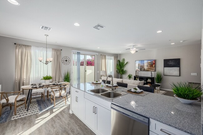 Kitchen, dining, and living room - Lyra Residences Townhomes