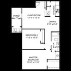 2BR/1BA