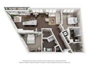 B3 floor plan The Carson
