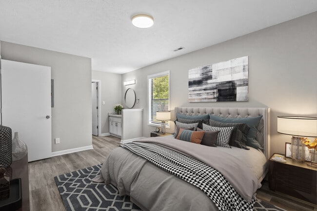 The Holly Master Bed Staged