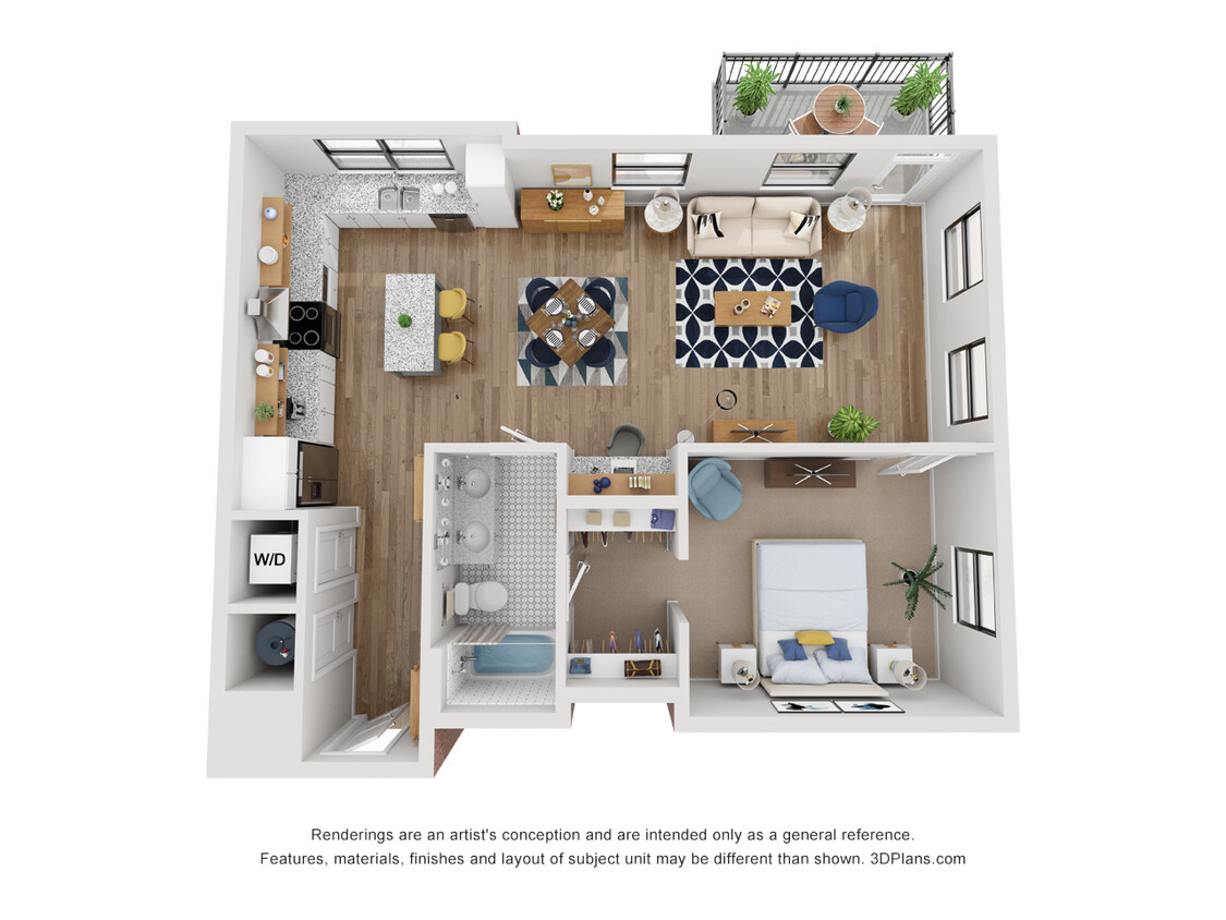 Floor Plan - D-1D