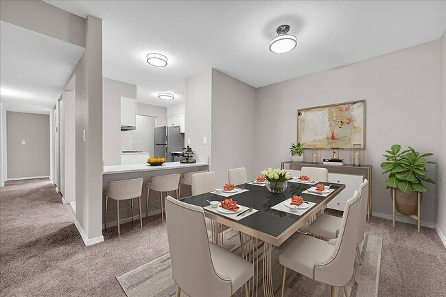 Experience luxury in this modern dining and kitchen space, ideal for entertaining and family gatherings.