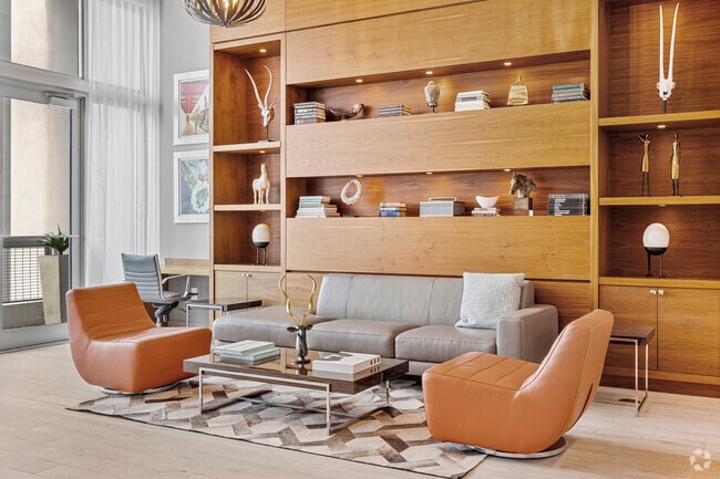 Brickell View Terrace Library Room