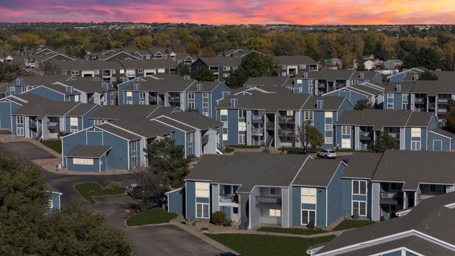 Antero Apartments Ariel View Sunset1 - Antero