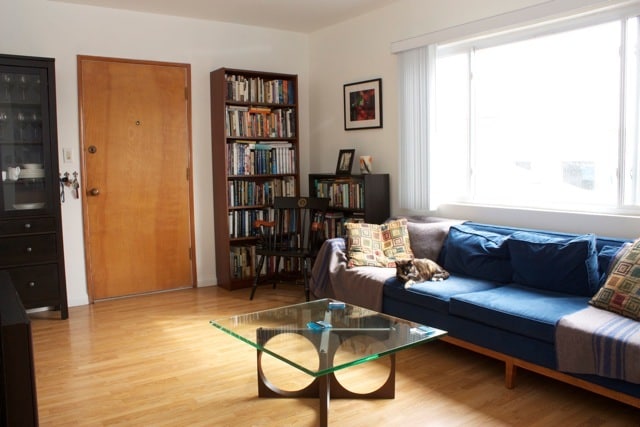Living Room facing front door - 110 Brooks Ave Unit 4