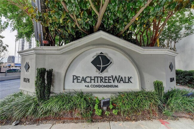 PROPERTY SIGN - 1075 Peachtree Walk NE Unit A205