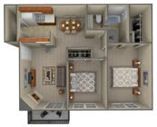 2-Bedroom/1-Bathroom
