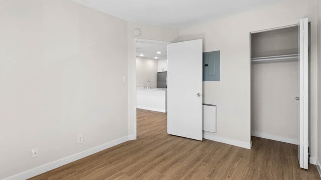 Bedroom with Hard Surface Flooring
