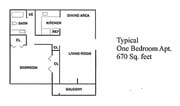 1BR/1BA