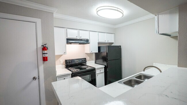 New Kitchen with White Cabinets