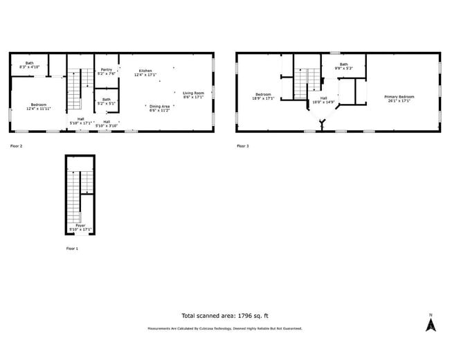 Floor plan - 2813 Colerain Ave Unit 2