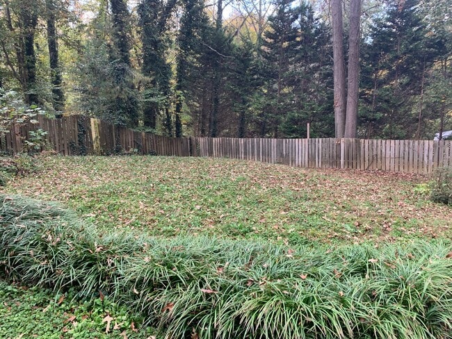 patio trasero privado cercado - 217 Morehead St