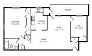 1BR/1BA