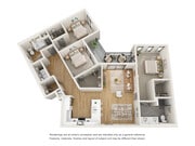 3/2 A - Three Bedroom