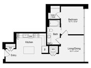A1-ADA | 1 bed 1 bath | 778 Sq. Ft.