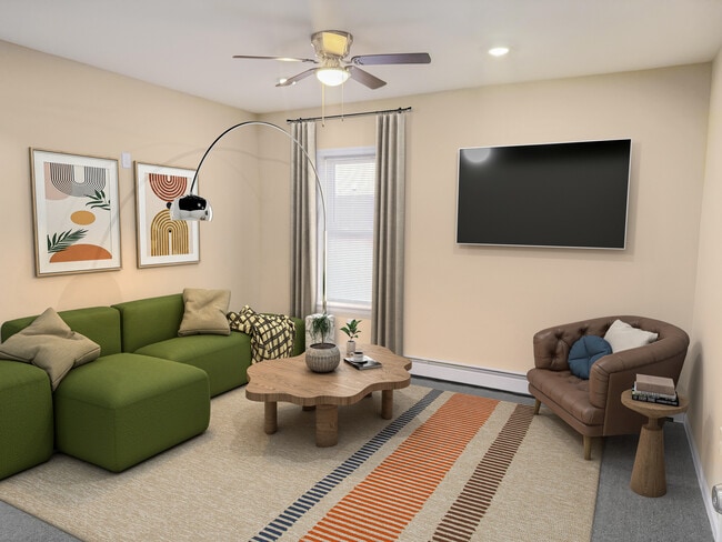 Living room - 23 Babcock St Unit 2