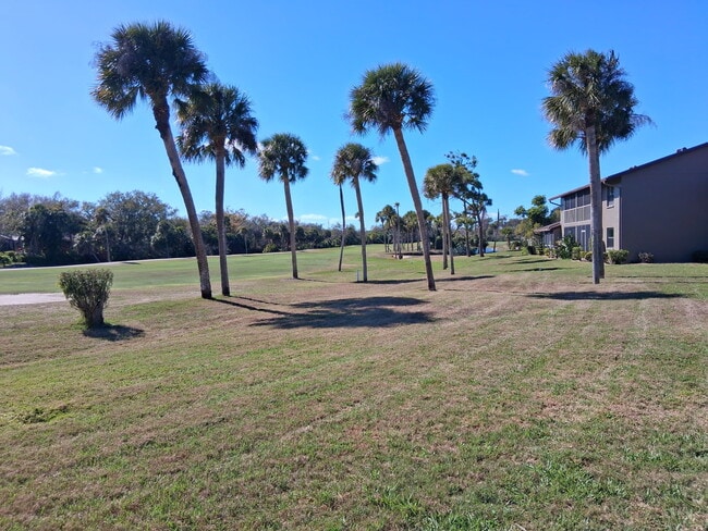 Rear view from Liv Rm, master, and screened lanai - 927 Capri Isles Blvd Unit 12