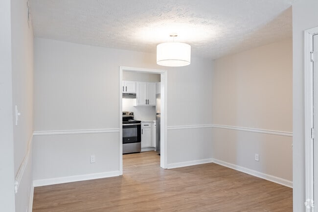 2BR, 2BA - 1296SF Dining Room