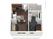 1 dormitorio/1 baño - DLX1