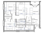 Explore the thoughtfully designed layout of this contemporary Provo apartment.