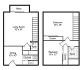 2BR/1.5BA