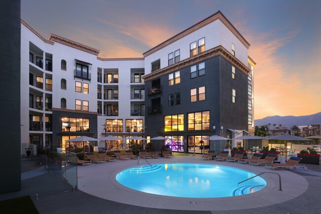 Take A Nighttime Dip! - The Harrison Apartments