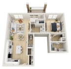 1D floor plan The Willow