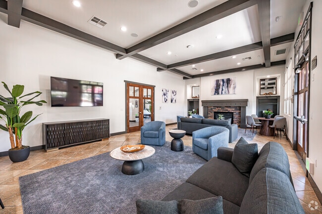 Resident Clubhouse with Chef’s Kitchen - Meadow Square Apartment Homes