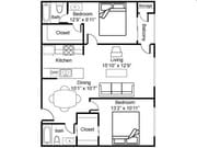 2BR/2BA