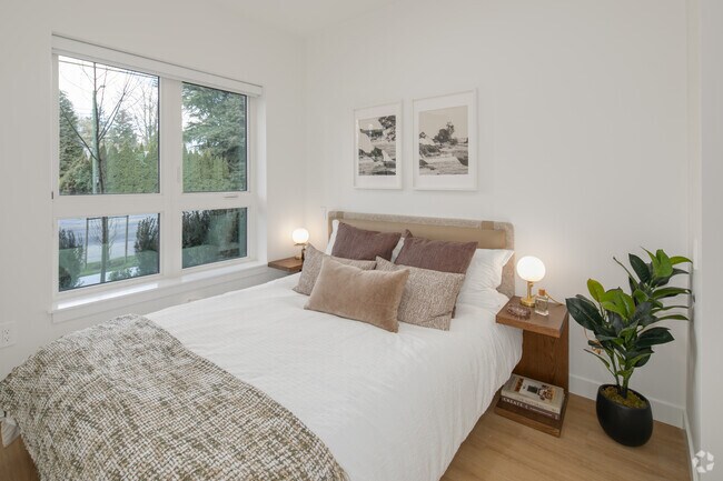 2BR, 2BA w/den - 717SF - Primary Bedroom - The Elms