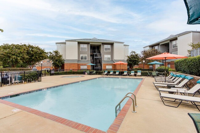 Large Swimming Pool with Lounge Chairs
