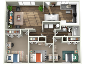 3 Bedroom 1 Bathroom