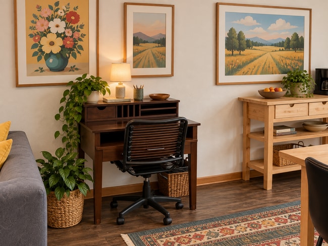 Small computer desk