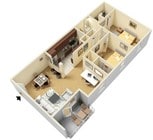 2BR/1BA