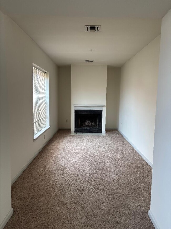 Den with wood burning fireplace - 221 E Mifflin St Apartamentos Unidad 220