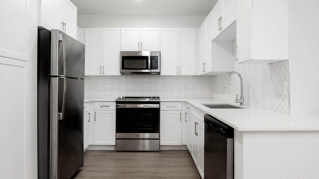 Kitchen with Stainless Steel Appliances