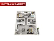 Paxton B | 2-Bedroom Floorplan