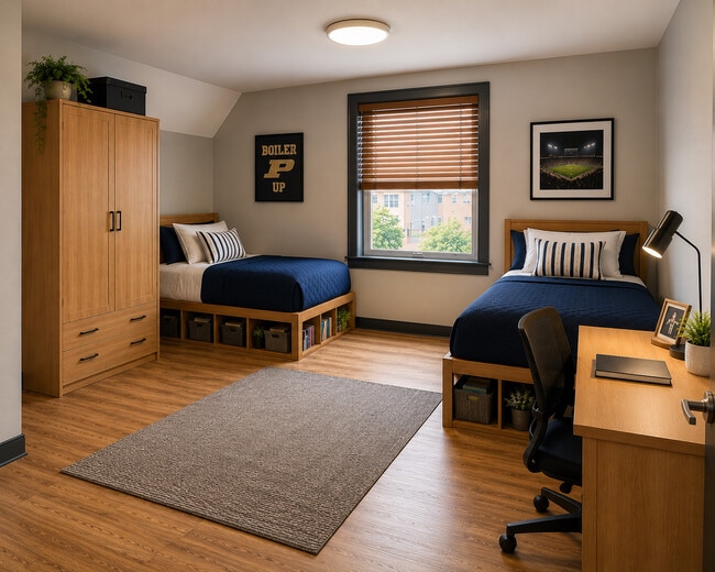 Suite Double - 300 Sq. Ft. - Artist Rendering Summer Renovation 2026