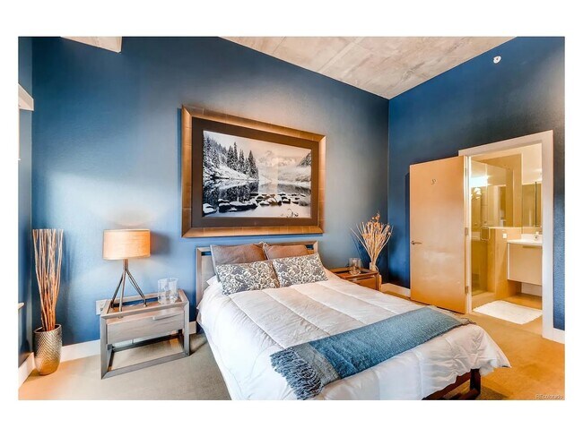 Luxurious penthouse that sits on the top floor overlooking Denver's skyline in the heart of LoHi
