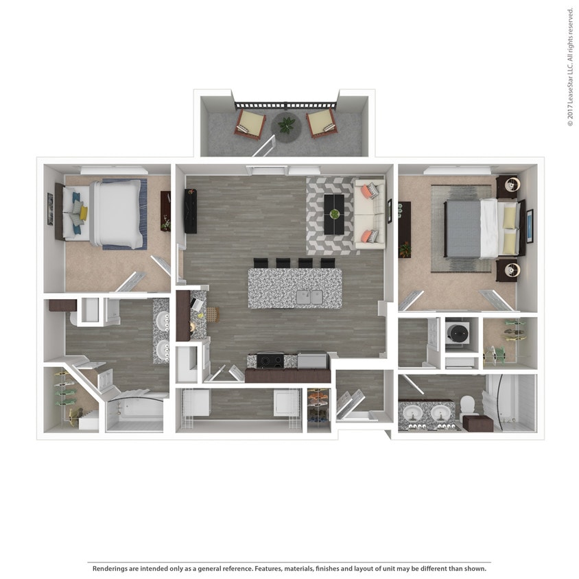 3D Floor Plan - Meadow - Meadow